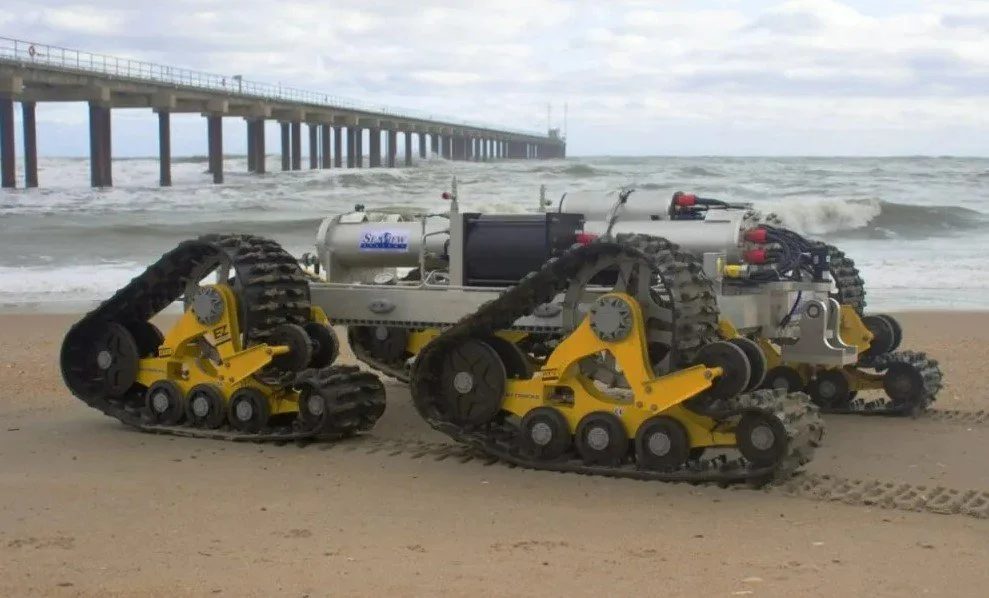 SurfROVer crawler on the beach